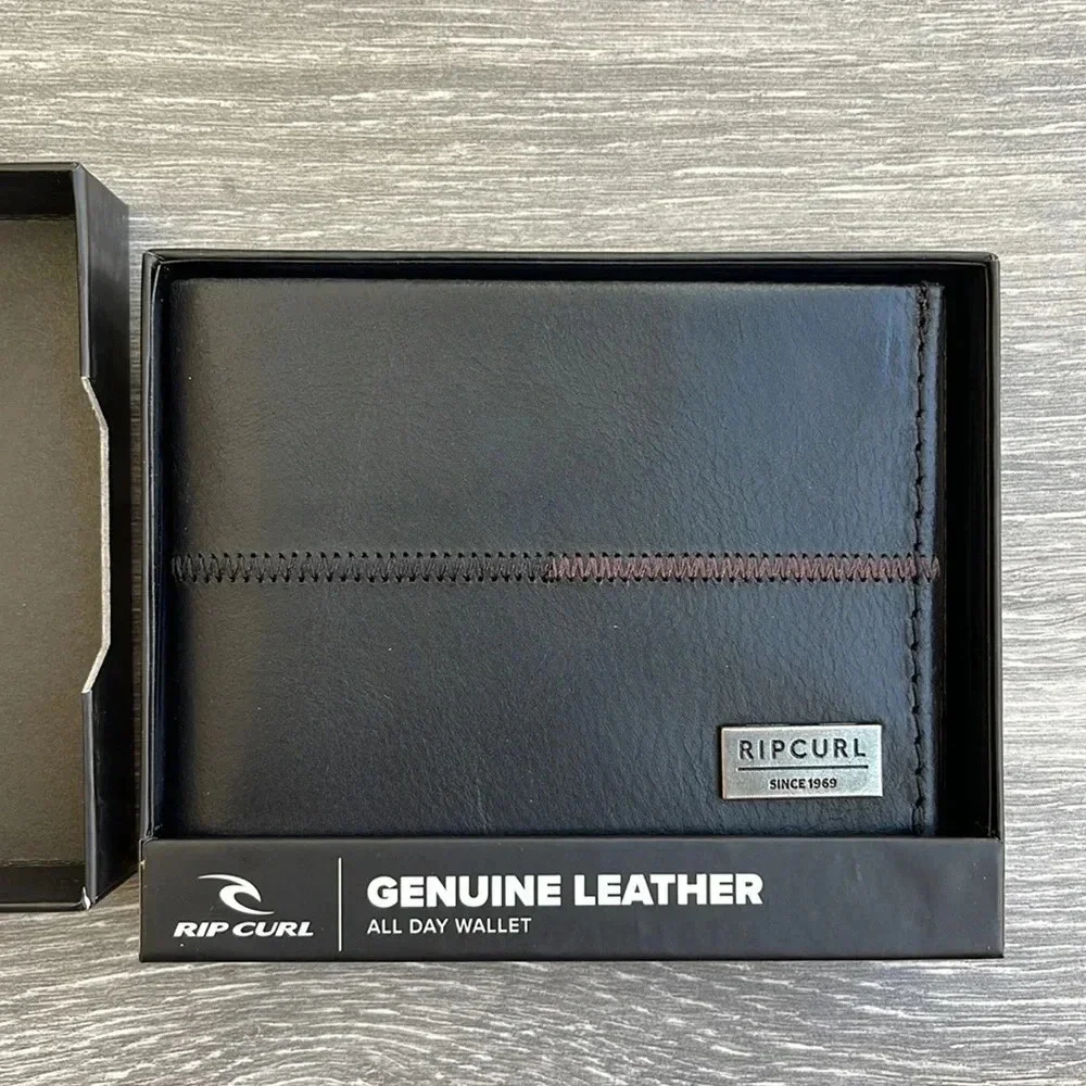 Rip Curl Stitched RFID All Day Wallet, black